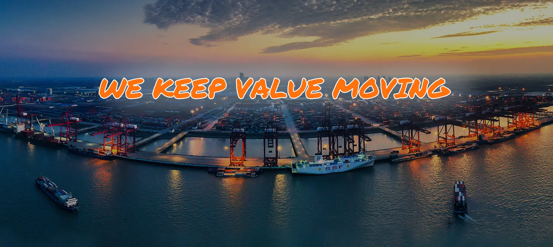 We keeping value moving